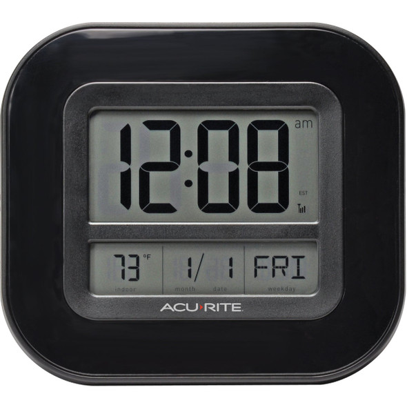 AcuRite Atomic Digital Wall Clock 75172
