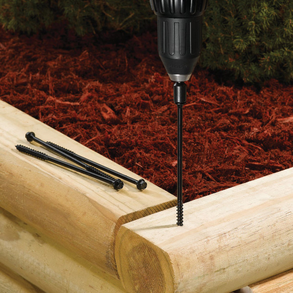 Fastenmaster Timberlok 10 In. Countersunk Hex Washer Structure Screw (50 Ct.)