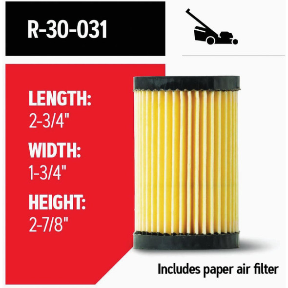 Oregon R-30-031 Air Filter for Walk-Behind Mowers R-30-031 705042