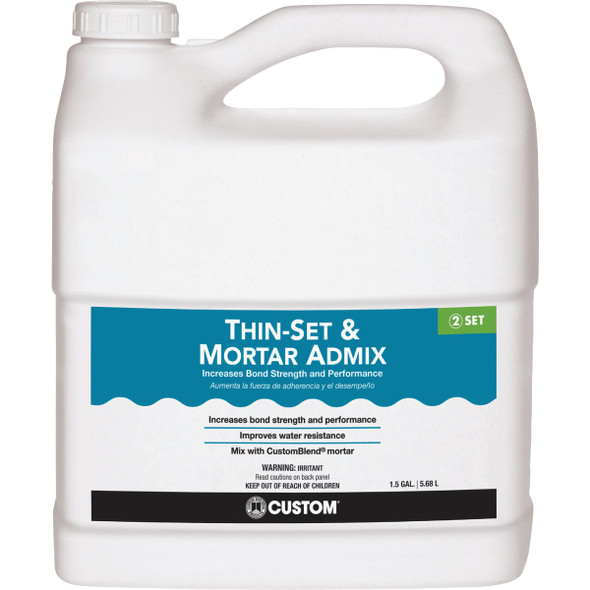 Custom 1-1/2 Gal. Acrylic Thinset Mortar & Grout Additive AMA1-2