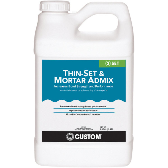 Custom 2-1/2 Gal. Acrylic Thinset Mortar & Grout Additive AMA2