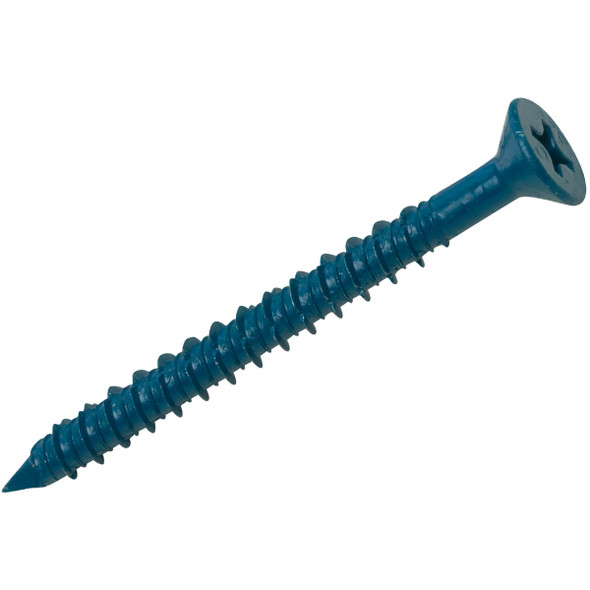 Hillman 3/16 In. x 2-1/4 In. Flat Concrete Screw Anchor (100-Count) 375302