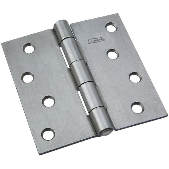 National Hardware 4 In. Square Steel Broad Door Hinge N140-681 Pack of 5