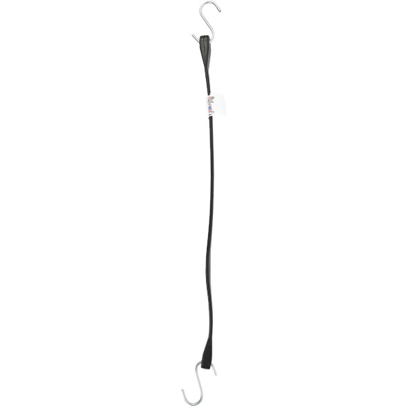 Erickson 5-8 In. x 24 In. Hook-to-Hook Rubber Industrial EDPM Tarp Strap, Black 06703 588105