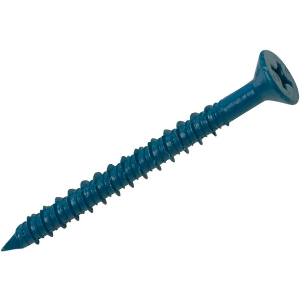 Hillman 3/16 In. x 3-1/4 In. Flat Concrete Screw Anchor (100 Ct.) 375304