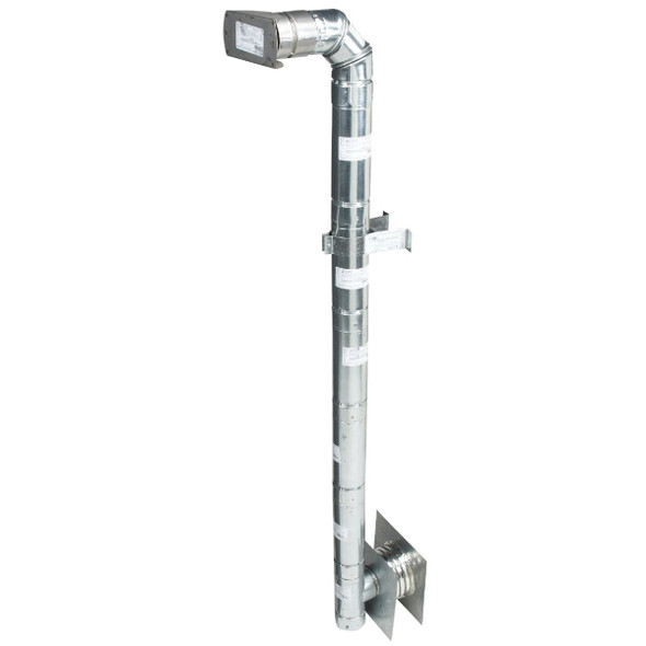 SELKIRK VP Pellet Pipe 3 In. Through the Wall Pellet Stove Pipe Kit 283870