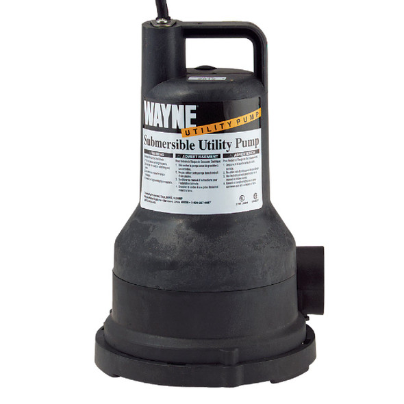 Wayne 1/3 HP Submersible Utility Pump VIP30 Wayne 1/3 HP Submersible Utility Pump VIP30
