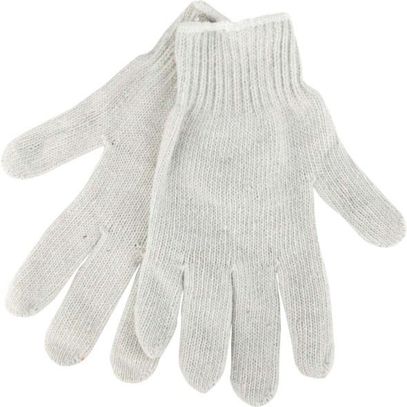 Do it Men's Small Reversible Knit Polyester Mason Glove, White 759753