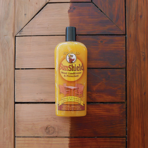 Howard SunShield 16 Oz. Outdoor Furniture Conditioner-Protector SWAX16 793465
