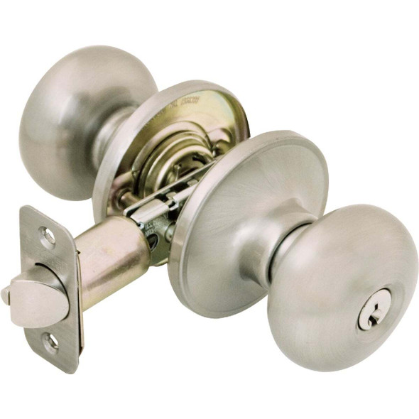 Dexter Satin Nickel Entry Door Knob  J54VSTR619