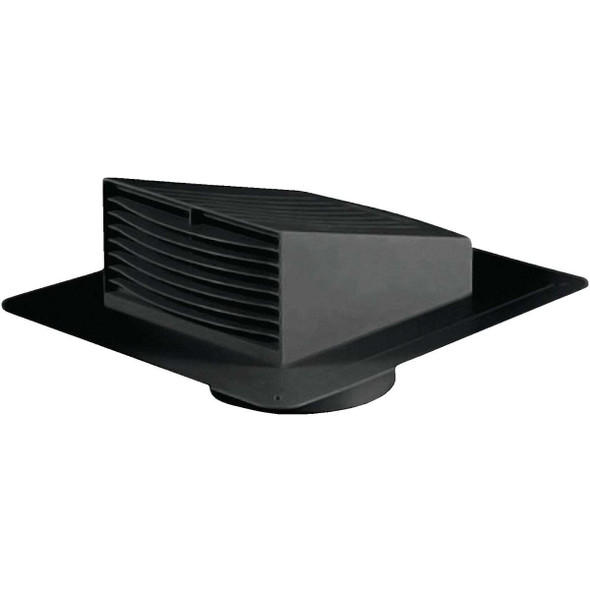 Dundas Jafine 6 In. Black Plastic Roof Vent Cap RL6P