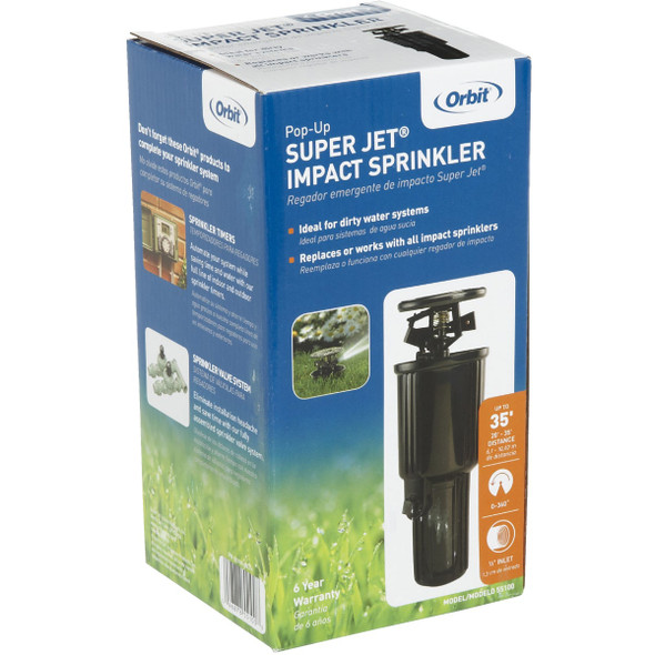 Orbit WaterMaster 3 In. Full or Partial Circle Pop-up Impact Head Sprinkler 55200 701242