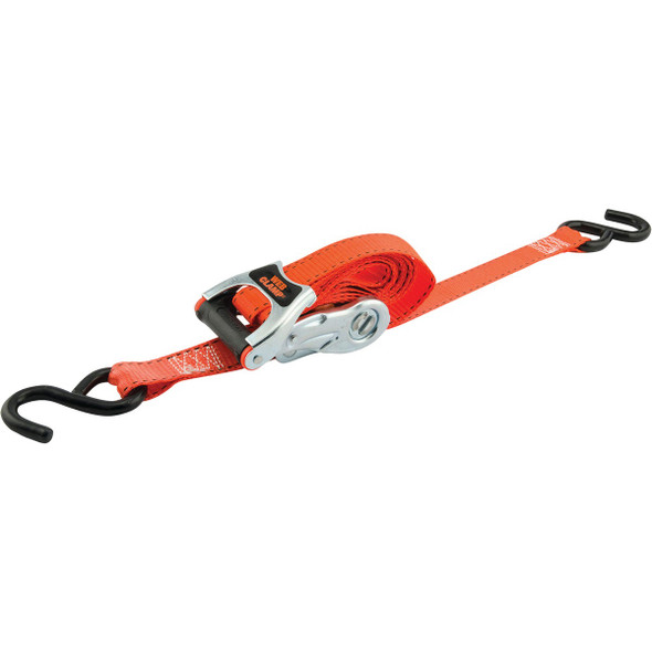 Erickson 1 In. x 8 Ft. Ratchet Tie-Down with Web Clamp (2-Pack) 500 lb. 31351