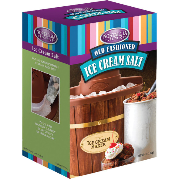 Nostalgia Old Fashioned Ice Cream Salt ROCKSALT4LB