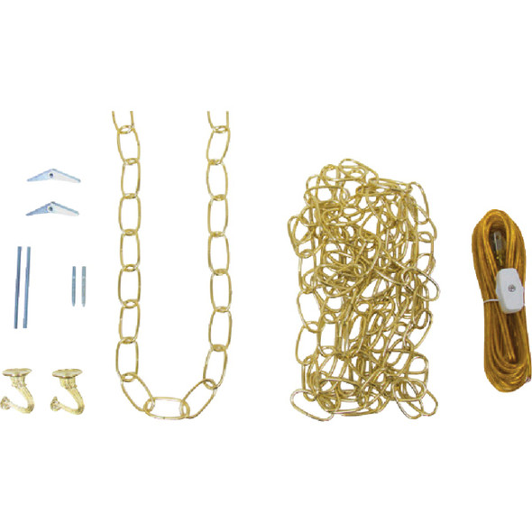 Westinghouse Antique Brass Finish Steel Chain Swag Lamp Kit 70481