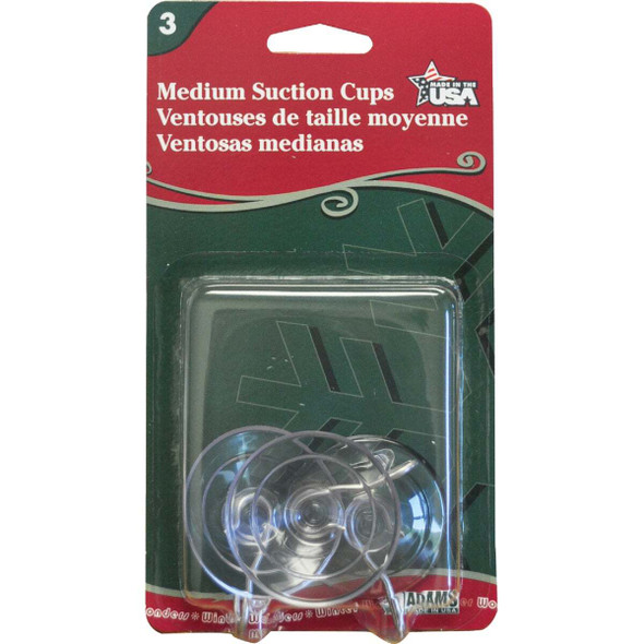 Adams 1-3/4 In. 1 Lb. Holding Capacity Suction Cup (3-Pack) 6500-74-1043