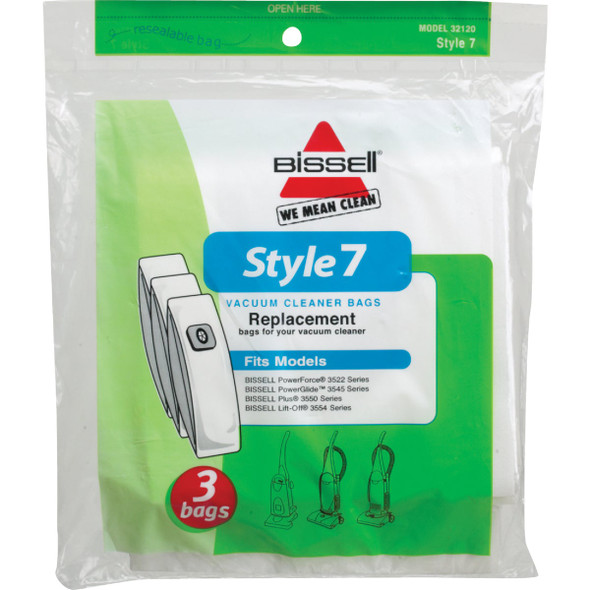 Bissell Style 7 Standard Vacuum Bag (3-Pack) 32120
