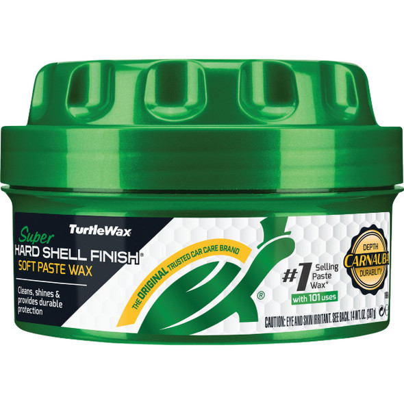 Turtle Wax Super Hard Shell Paste 14 Oz. Car Wax T222R