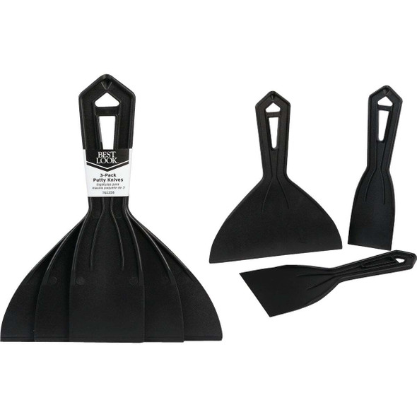 Master Painter Plastic Putty Knife Set (3-Piece) DS-3PKL-MP