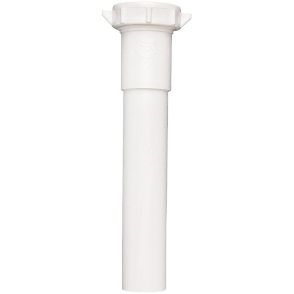 Keeney 1-1-2 In. x 12 In. White Plastic Extension Tube 40-12WK 403851