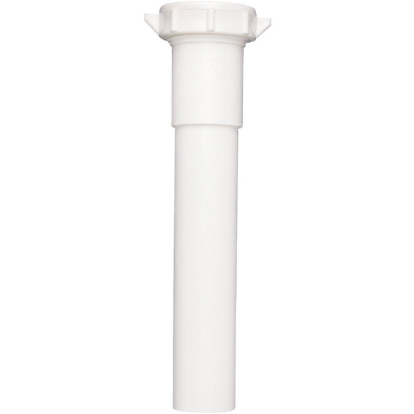 Keeney 1-1-2 In. x 6 In. White Plastic Extension Tube 40-6WK 405877