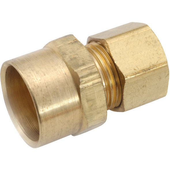 Anderson Metals 5/8 In. x 3/8 In. Brass Sweat Adapter 750086-0610 Pack of 5
