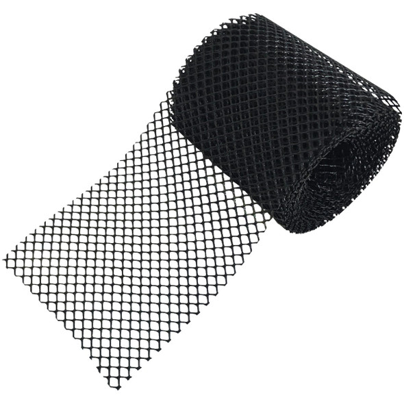 Frost King 6 In. x 20 Ft. Black Plastic Gutter Guard VX620