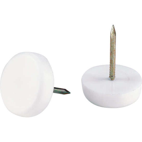 Do it 3/4 In. Plastic Round Nail on Furniture Glide,(4-Pack) 210153