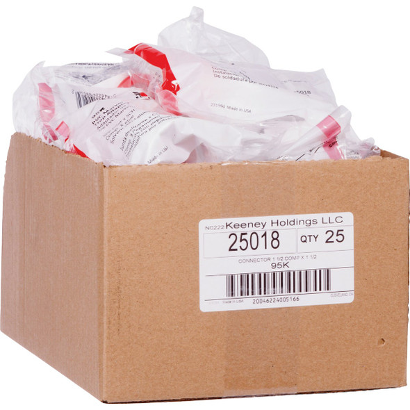 Keeney 1-1-2 In. White PVC Marvel Connector 95K 444545