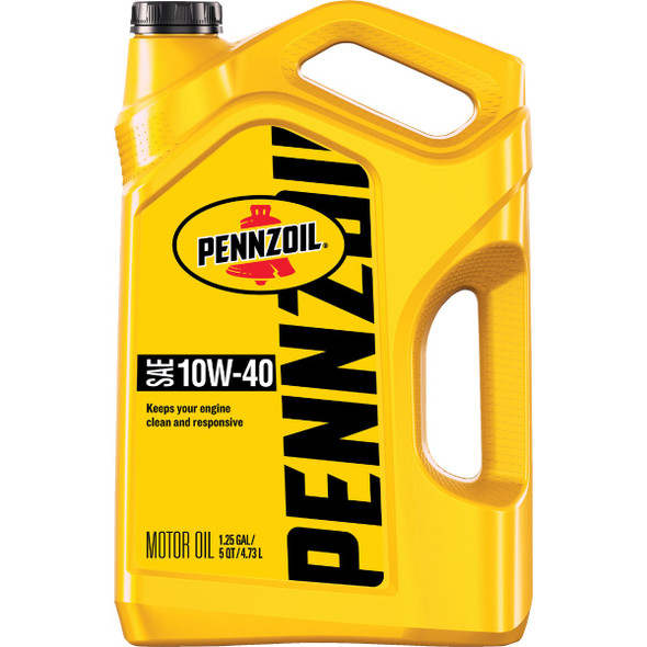 Pennzoil 10W40 5 Qt. Conventional Motor Oil 550045213 Pack of 3