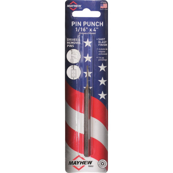 Mayhew Tools 1-16 In. x 4 In. Pin Punch 71032 340303