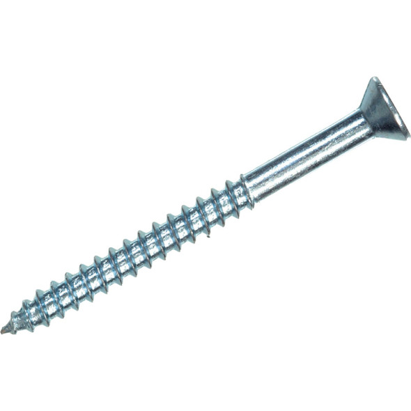Hillman #4 x 1/2 In. Phillips Flat Head Zinc Chromate Wood Screw (30-Count) 5760