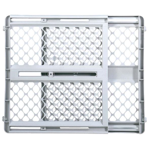 North States 26 In. to 42 In. W. White Plastic Universal Pet Gate 8625