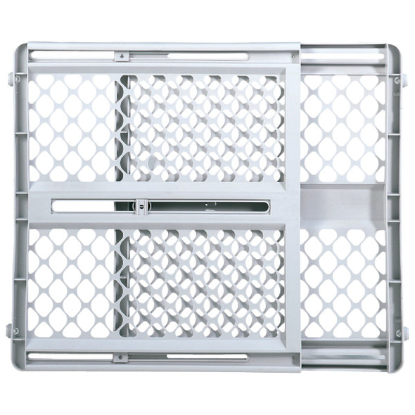 North States 26 In. to 42 In. W. White Plastic Universal Pet Gate 8625