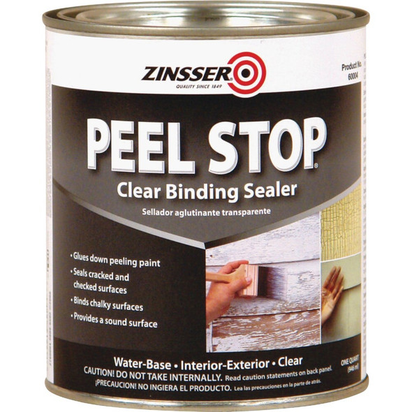 Zinsser Peel Stop Binding Interior-Exterior Primer, Clear, 1 Qt. 60004 797214