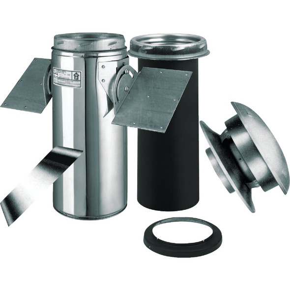 SELKIRK Sure-Temp 6 In. Stainless Steel Pitched Ceiling Chimney Support Kit 206621 462667