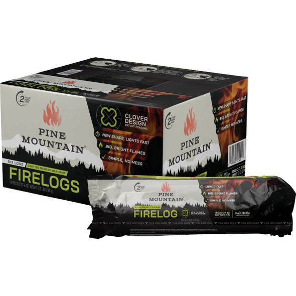 Pine Mountain Classic 2-Hour Fire Log (6-Pack) 800-002-810