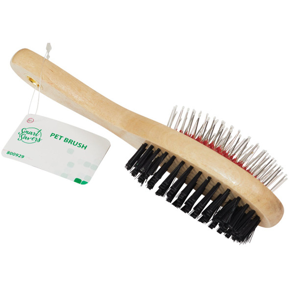 Smart Savers Plastic & Metal Bristle Pet Brush Combo 800929 Pack of 12