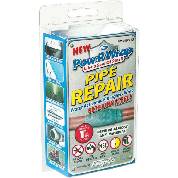 Fernco Pow-R Wrap 2 In. X 48 In. Pipe Repair Wrap FPW24CS