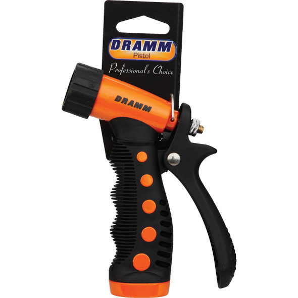 Dramm Heavy-Duty Metal Pistol Nozzle, Orange 60-12722 704066