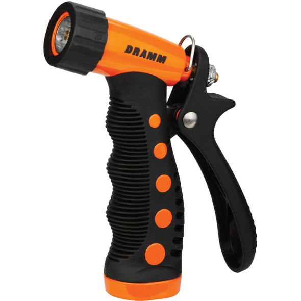 Dramm Heavy-Duty Metal Pistol Nozzle, Orange 60-12722