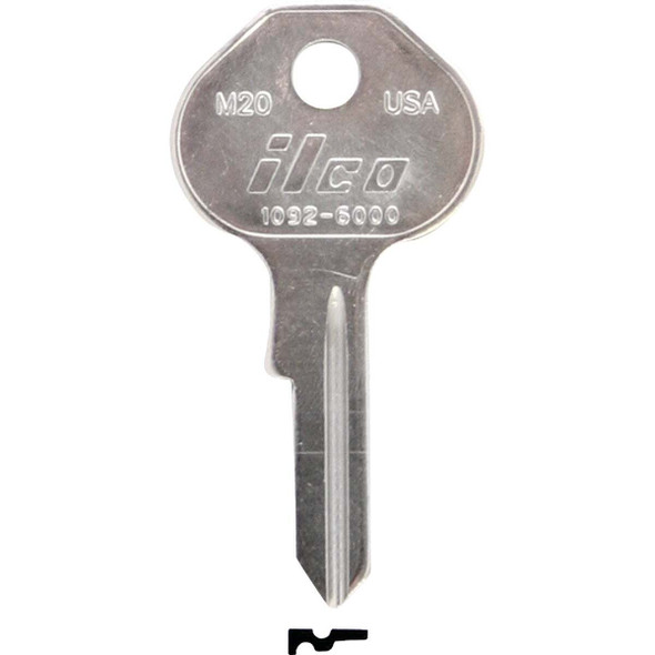 ILCO Master Nickel Plated Padlock Key M20 / 1092-6000 (10-Pack) IAL00000162