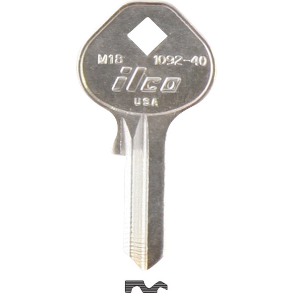 ILCO Master Nickel Plated Padlock Key M18 / 1092-40 (10-Pack) IAL00000142