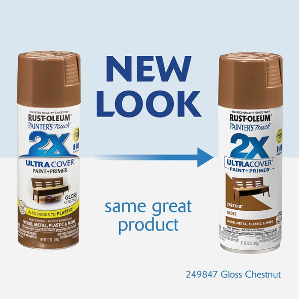 Painter's Touch Gls Chestnut Spray Paint 249847 787581