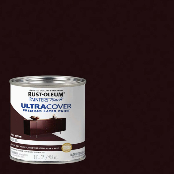 Painter's Touch Kona Brown Latex Paint 1977730