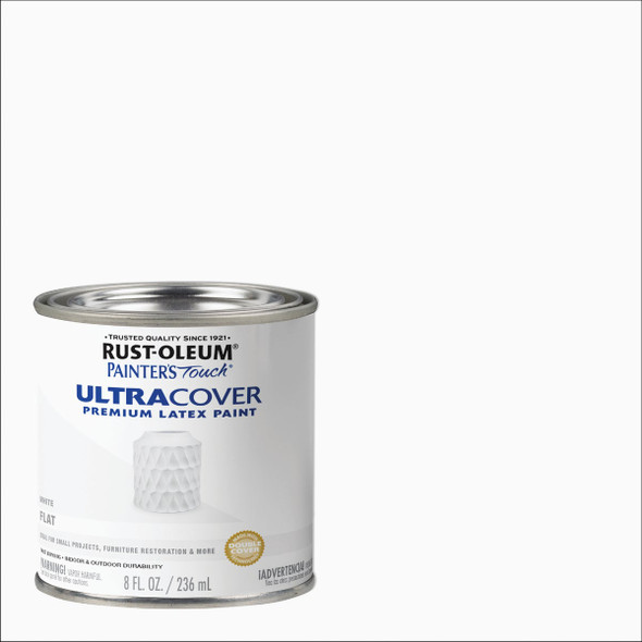 Painter's Touch Flat White Latex Paint 1990730