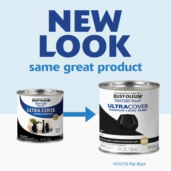 Painter's Touch Flat Black Latex Paint 1976730 795883