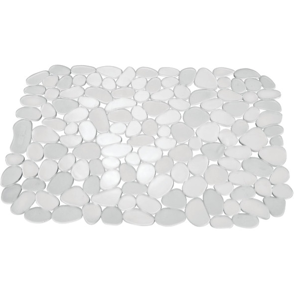 iDesign Pebblz 12 In. x 15.5 In. Clear Sink Mat 60660