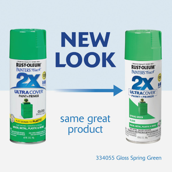 Painter's Touch Gls Spr Grn Spray Paint 334055 772166