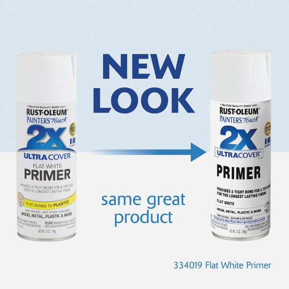 Rust-Oleum Painter's Touch 2X Ultra Cover White Spray Paint Primer 334019 796095
